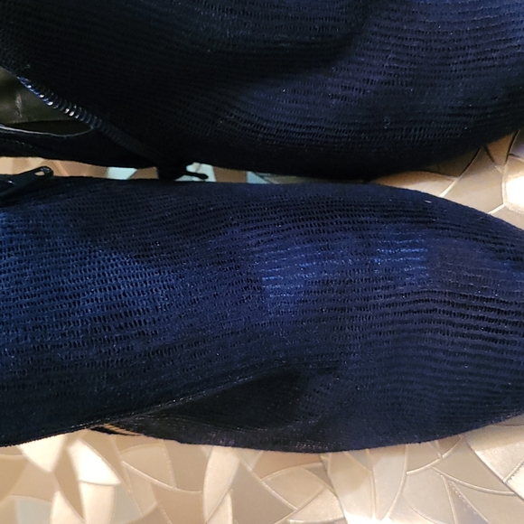 New Navy Blue Booties - Picture 3 of 8